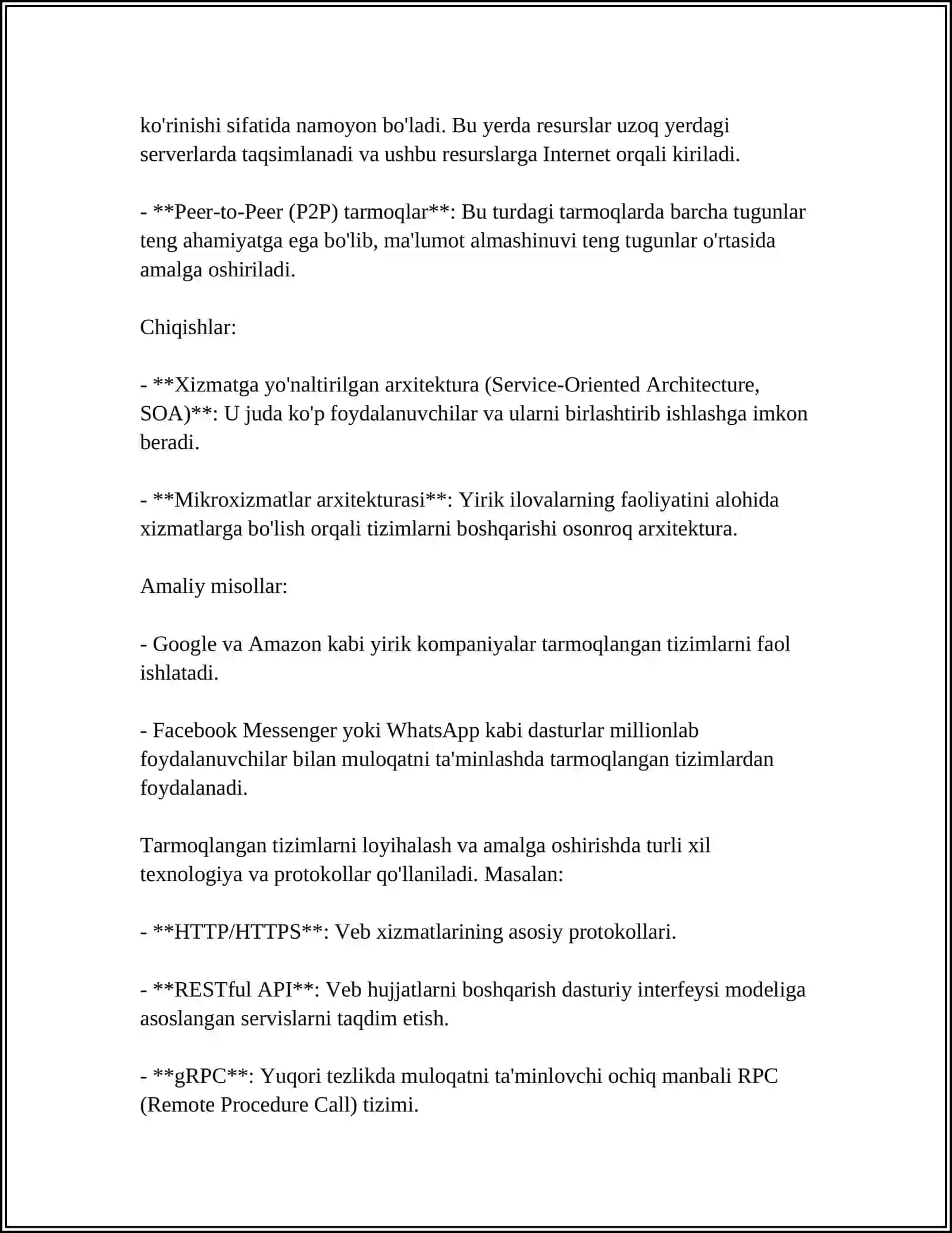 TARMOQ TEXNOLOGIYALARI MURAKKAB REJADA BÒLSIN 4