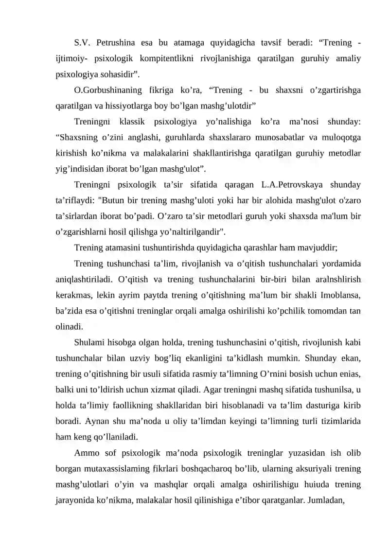 Psixologik Trening Haqida Umumiy Tushunchalar 4