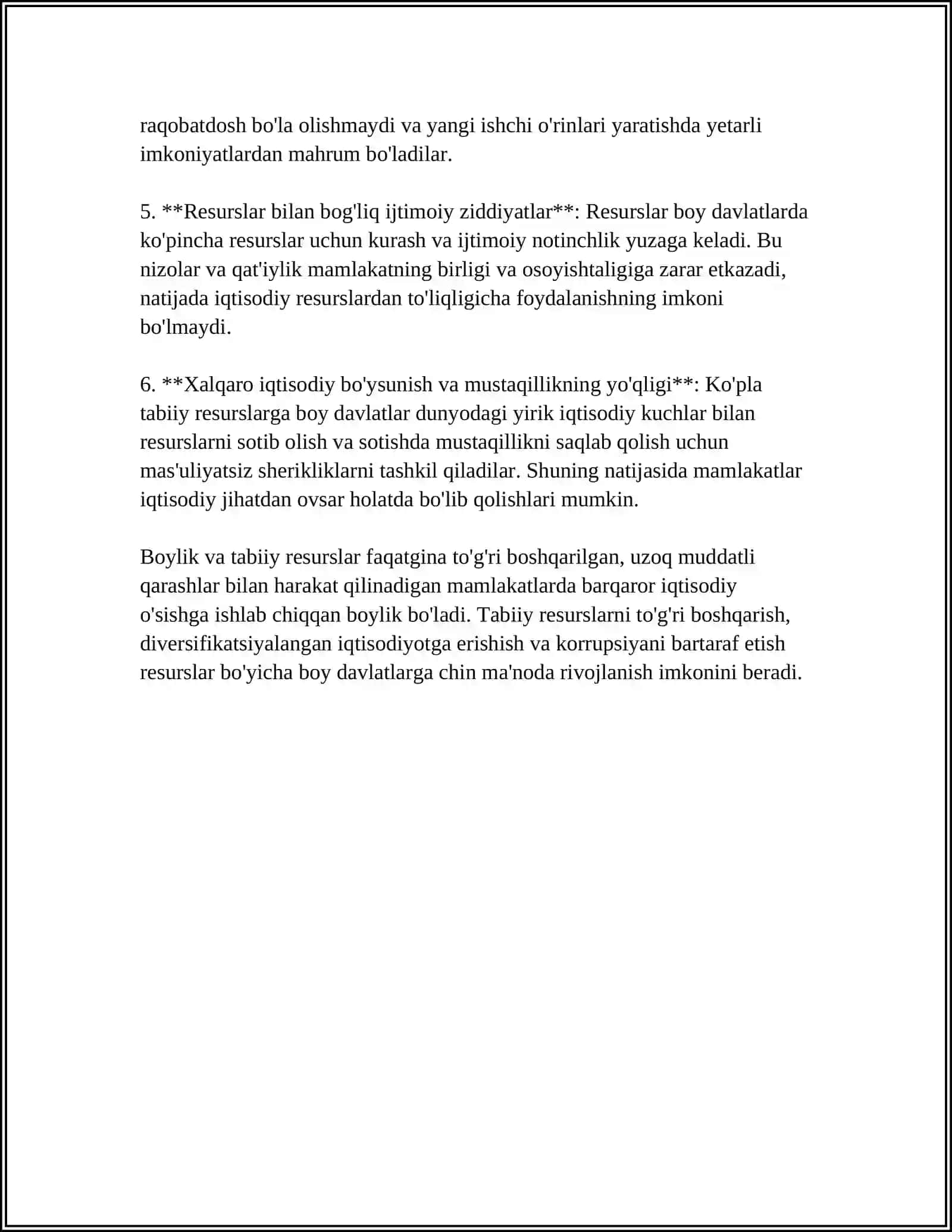 TABIIY BOYLIKLAR NEGA BA'ZILARI RIVOJLANIB BA'ZILAR QASHSHOQLIKKA BOTMOQDA 4