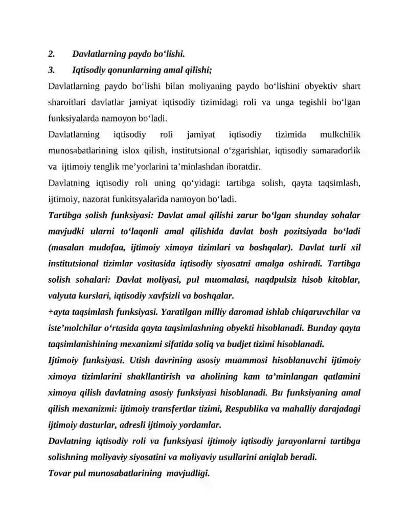 Moliya tizimi 4
