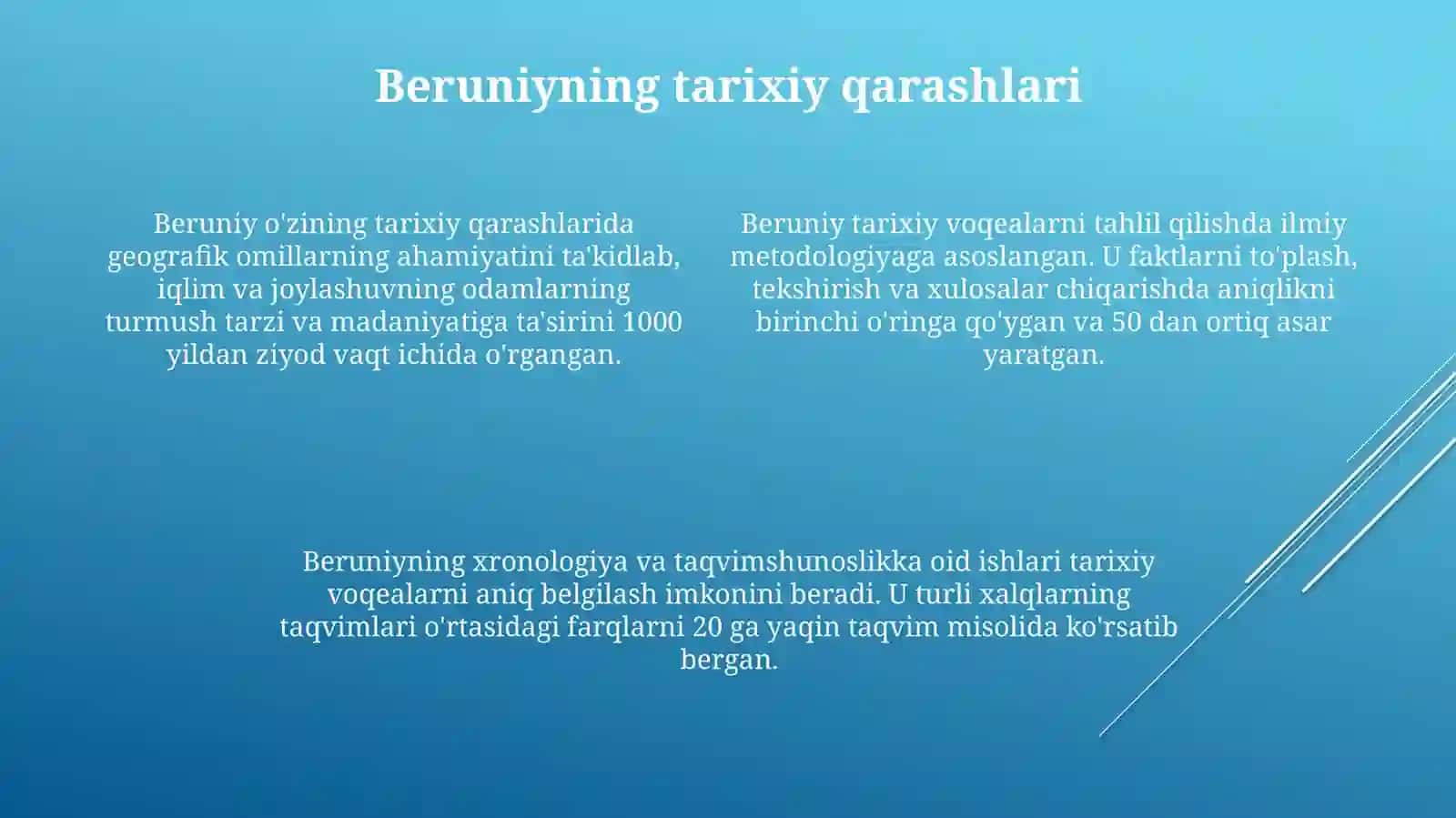Beruniyning tarixiy falsafasi 4