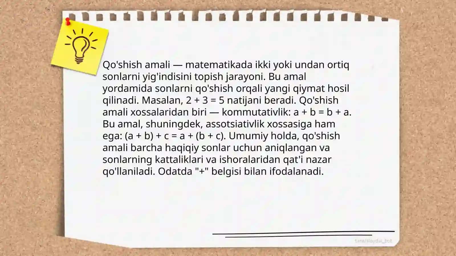Butun sonlar ustida arifmetik amallar 4
