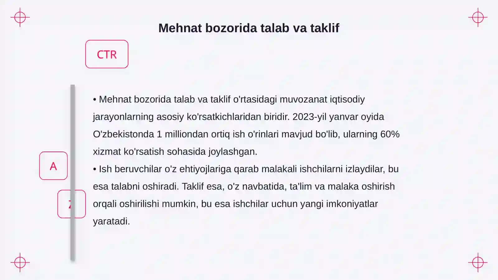 Mehnat bozoriga kirib borish 4