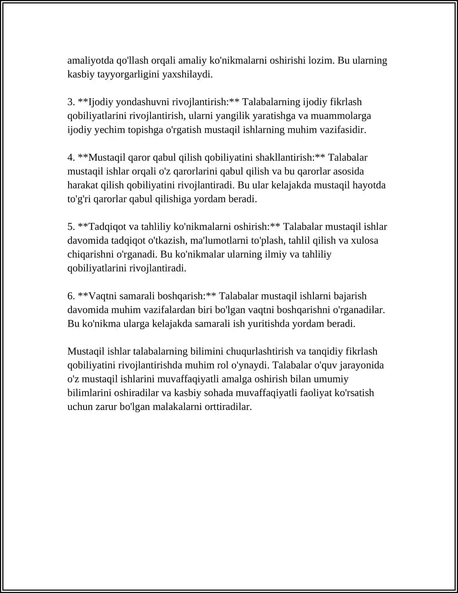 TALABALAR MUSTAQIL ISHINI TASHKIL ETISH VA NAZORAT QILISH 4