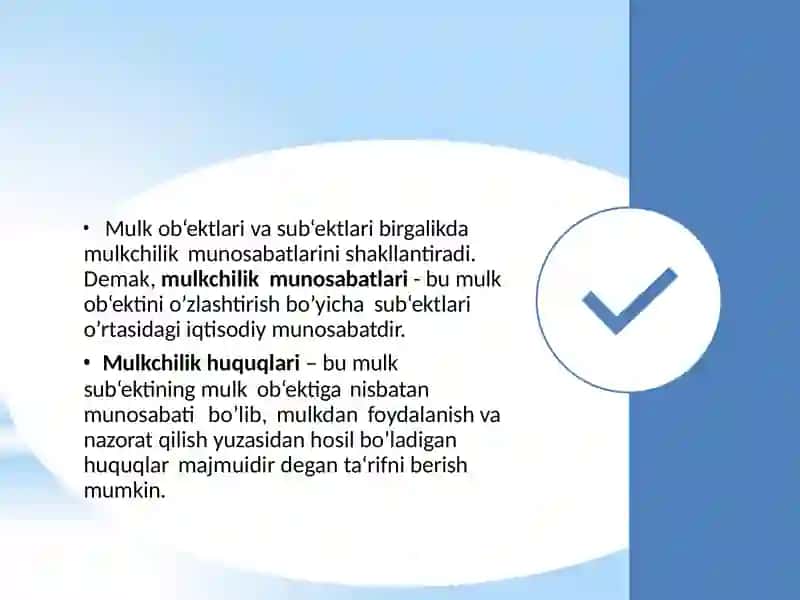 O’ZBEKISTONDA KO’P UKLADLI IQTISODIYOT VA MULKDORLAR SINFINING SHAKLLANISHI 4