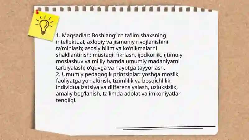 Boshlangʻich ta'lim pedagogika 4