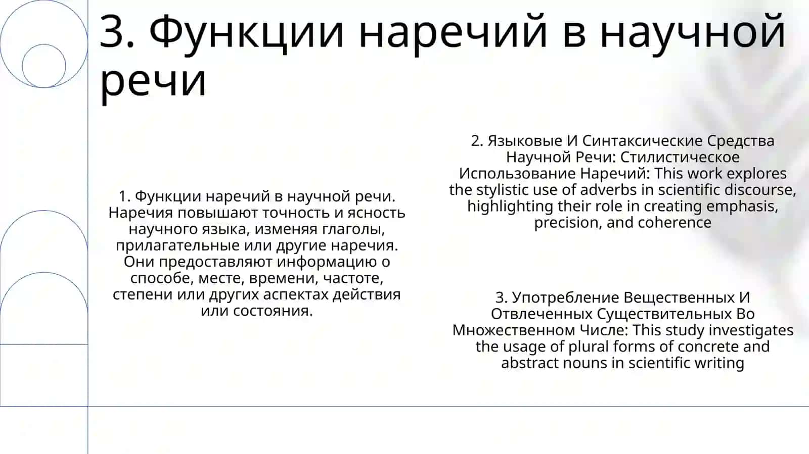 Языковые И Синтаксические Средства Научной Речи 4