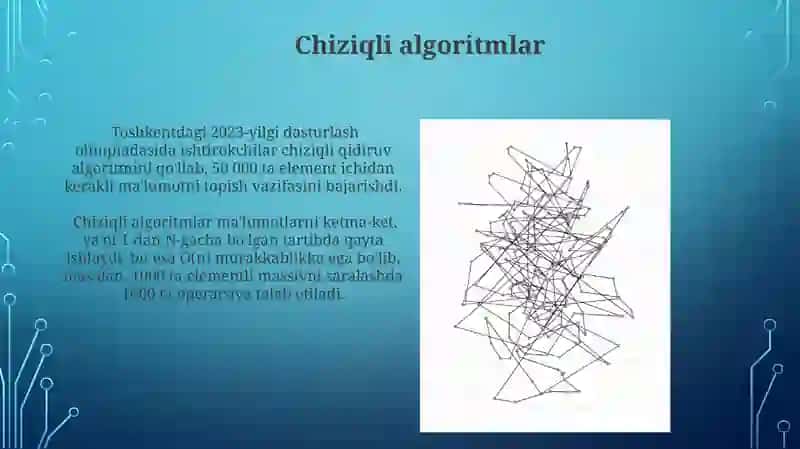 Chiziqli algoritm 4