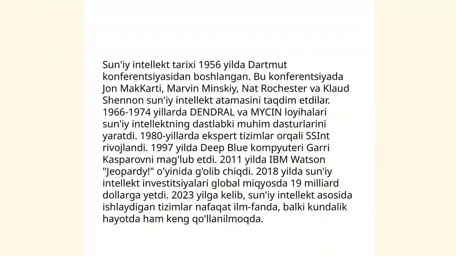Sun’iy intellekt tushunchasi 4