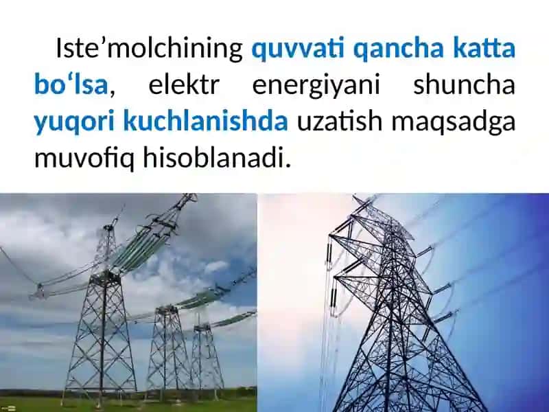 Havoelektr uzatish tarmoqlari 4