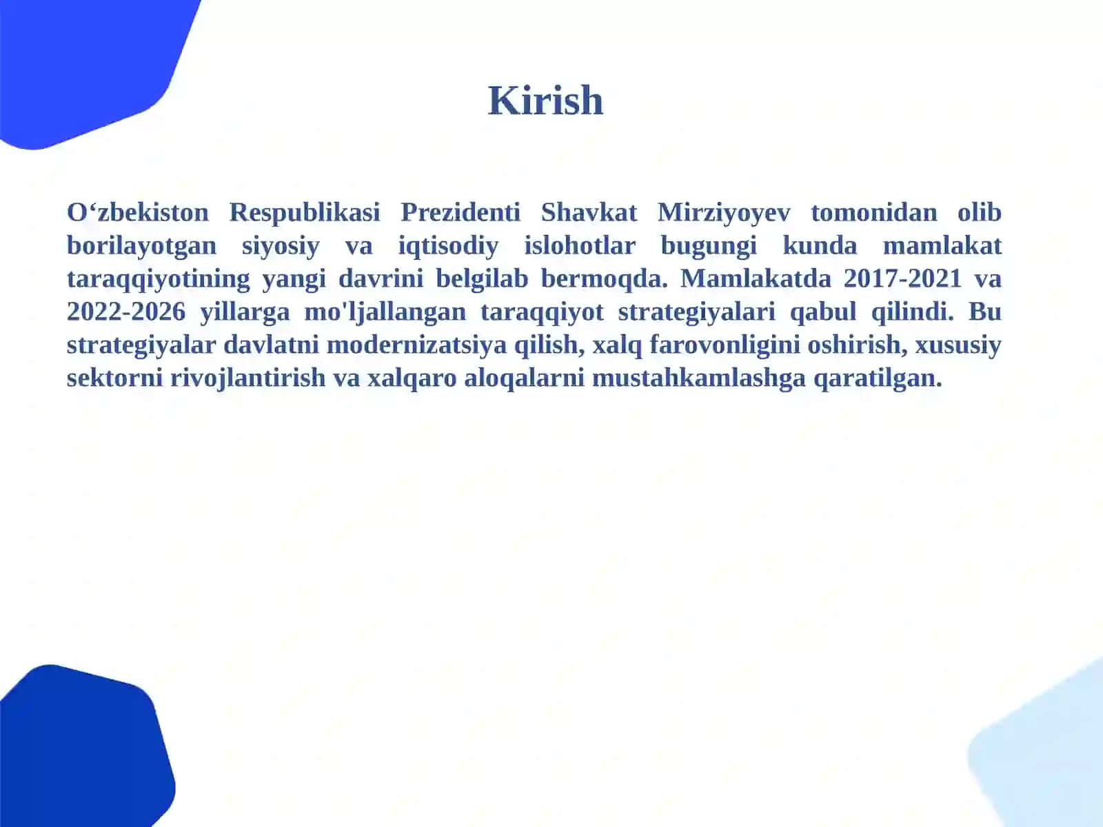 O'zbekistonning taraqqiyot strategiyasi tahlili 4