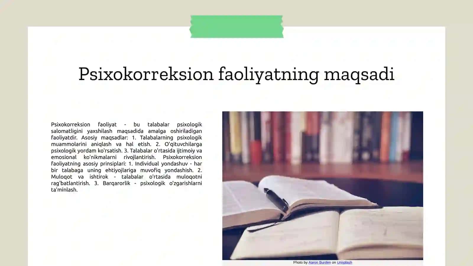 O‘QUVCHILAR BILAN PSIXOKORREKSION YO‘NALISHDA FAOLIYAT OLIB BORISH 4