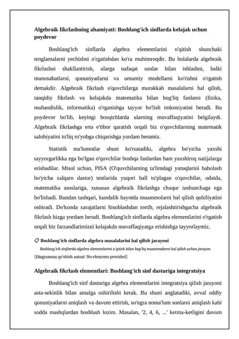 Balki bedagi algebra elementlarini o’rgatish 4
