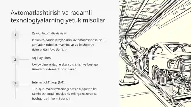 Avtomatlashtirish va Raqamli Texnologiyalar 4