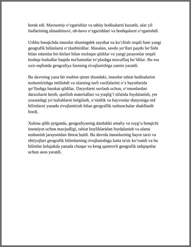 Geografiyaning Rivojlanish Bosqichlari 4