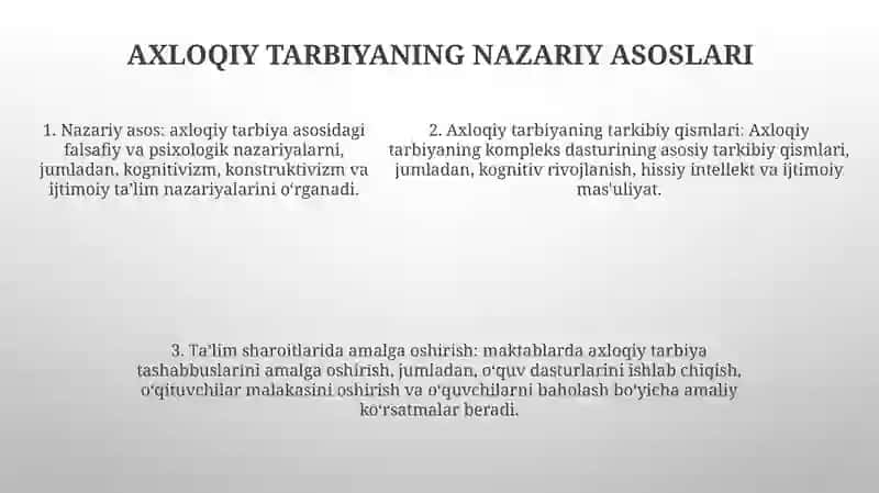 Tarbiyaviy Jarayonda GʻOyaviy Siyosiy Axloqiy Tarbiyani Tashkil Etish 4