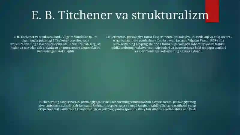 Psixologiyada Eksperimental Metodining Tarixi 4
