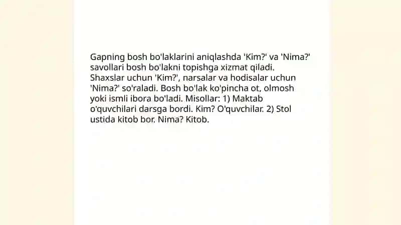 Gapning bosh boʻlaklari 4