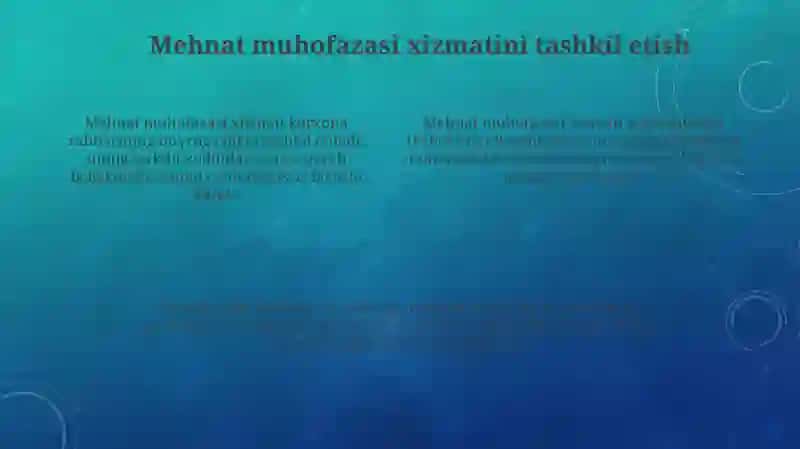 Qishloq xo’jaligi korxonalarida mehnat muhofazasiga oid ishlarni tashkil qilish 4