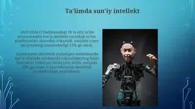 Iqtisodiyot sohalarida sun'iy intellektdan foydalanish xususiyatlari 4