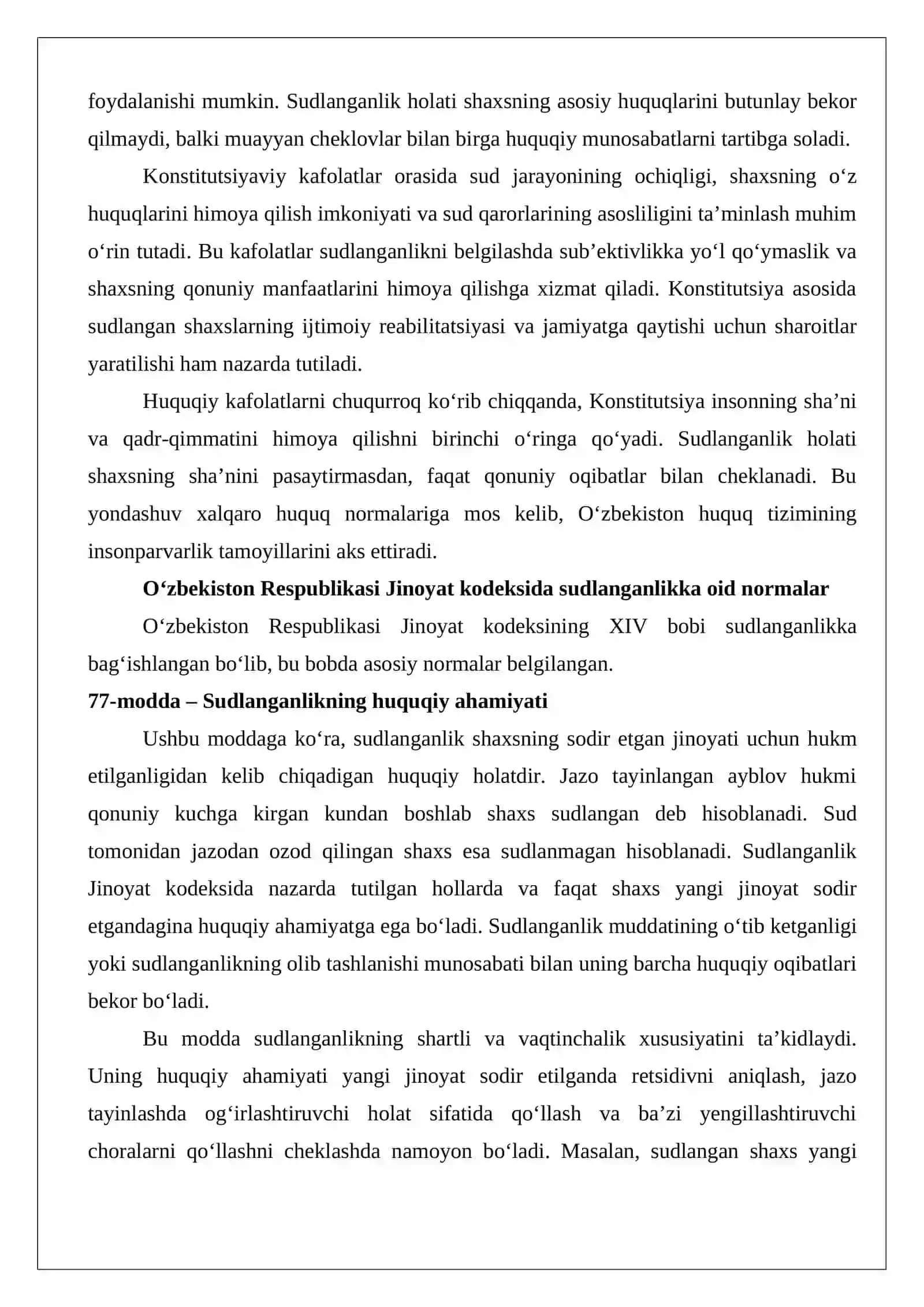 Sudlanganlik tushunchasi va jinoiy-huquqiy ahamiyati 4