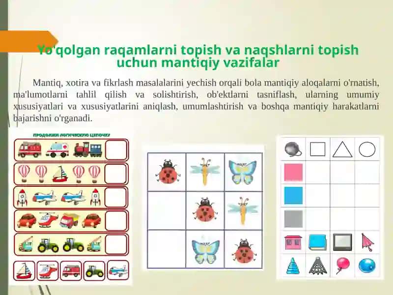 Maktabgacha yosh davrda aqliy qobilyatlarini rivojlantirish 4