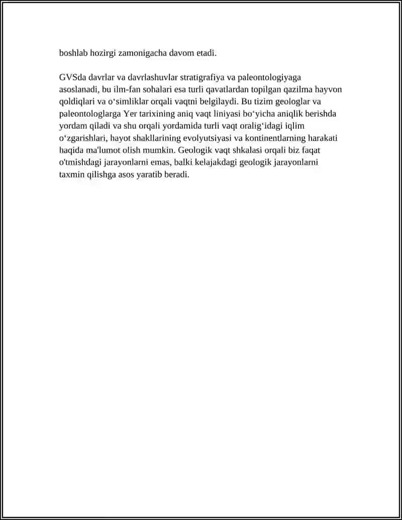 GEIYOLOGIK VAQT SHKALASI VA GEIYOLOGIK DAVRLARNING TAFSIFI 4