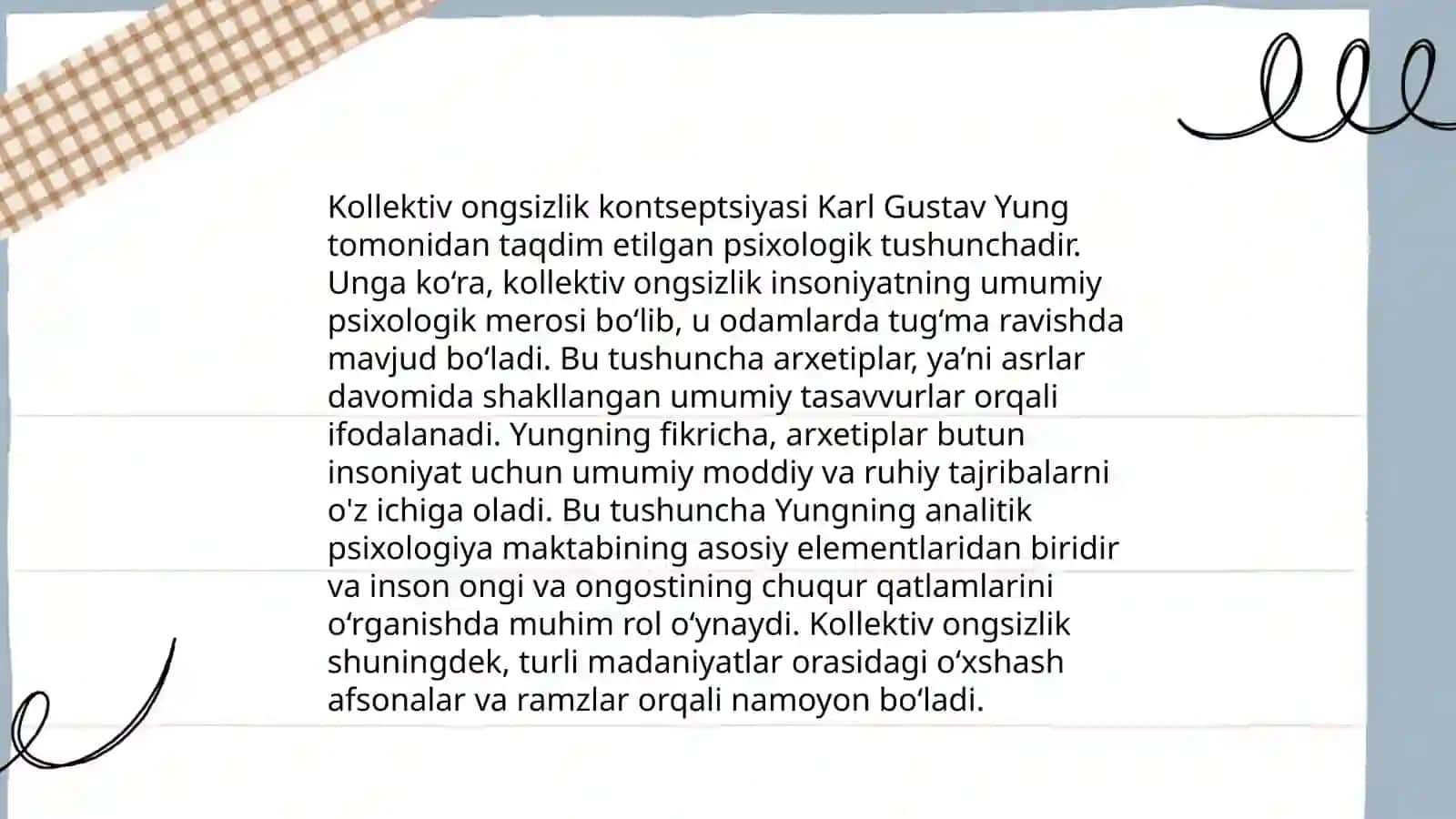 K.Yung bo'yicha arxetiplar 4
