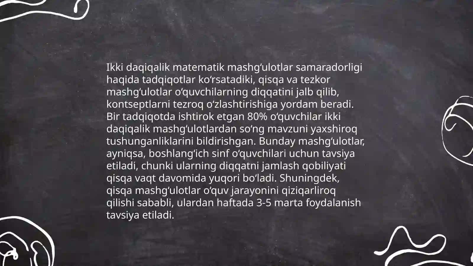 Matematikadan tògarak, òn minutliklar, konkurs, bellashuvlar va mashĝulotlarni tayyorlash va òtkazish metodikasi 4