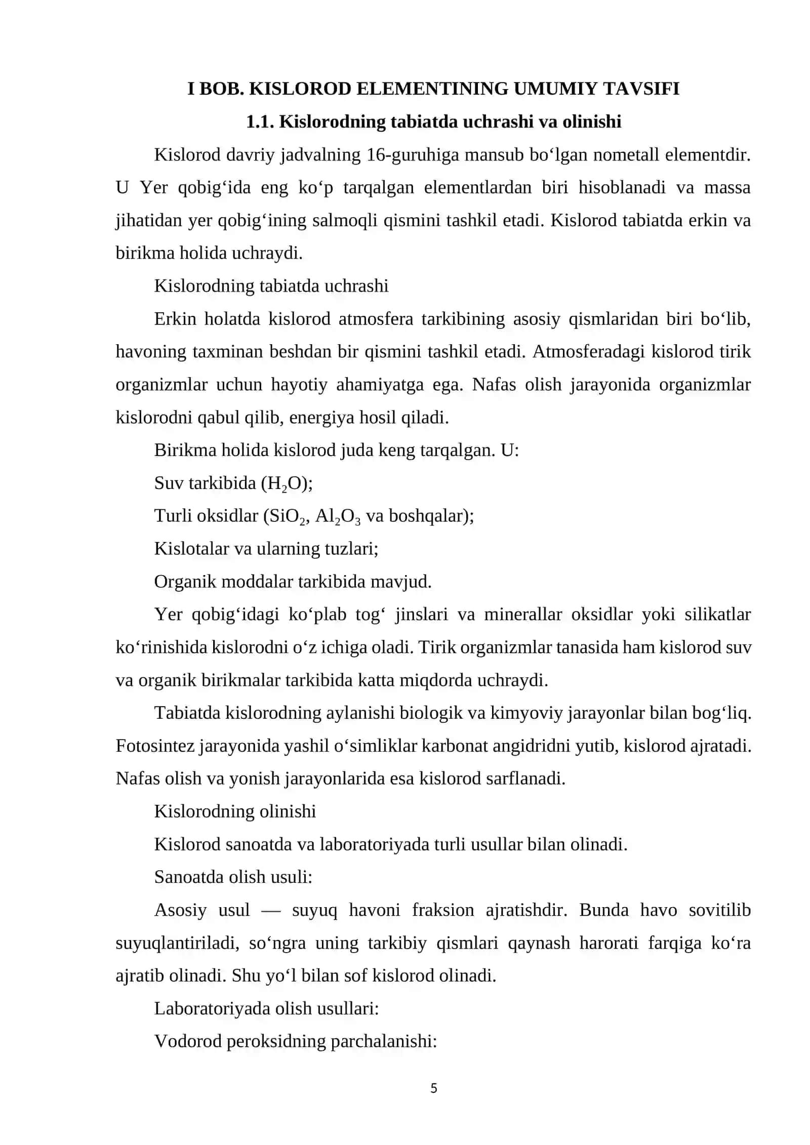 KISLOROD VA OLTINGUGURT ELEMENTLARI 4