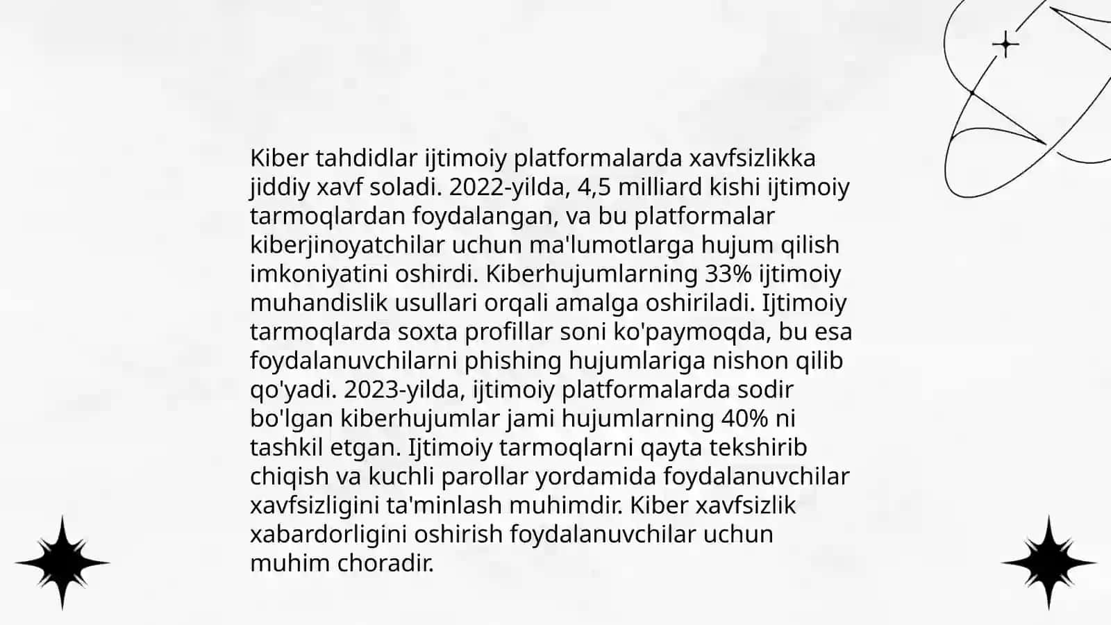 Ijtimoiy tarmoqlarda axborot hurujlari va tahdidlar 4
