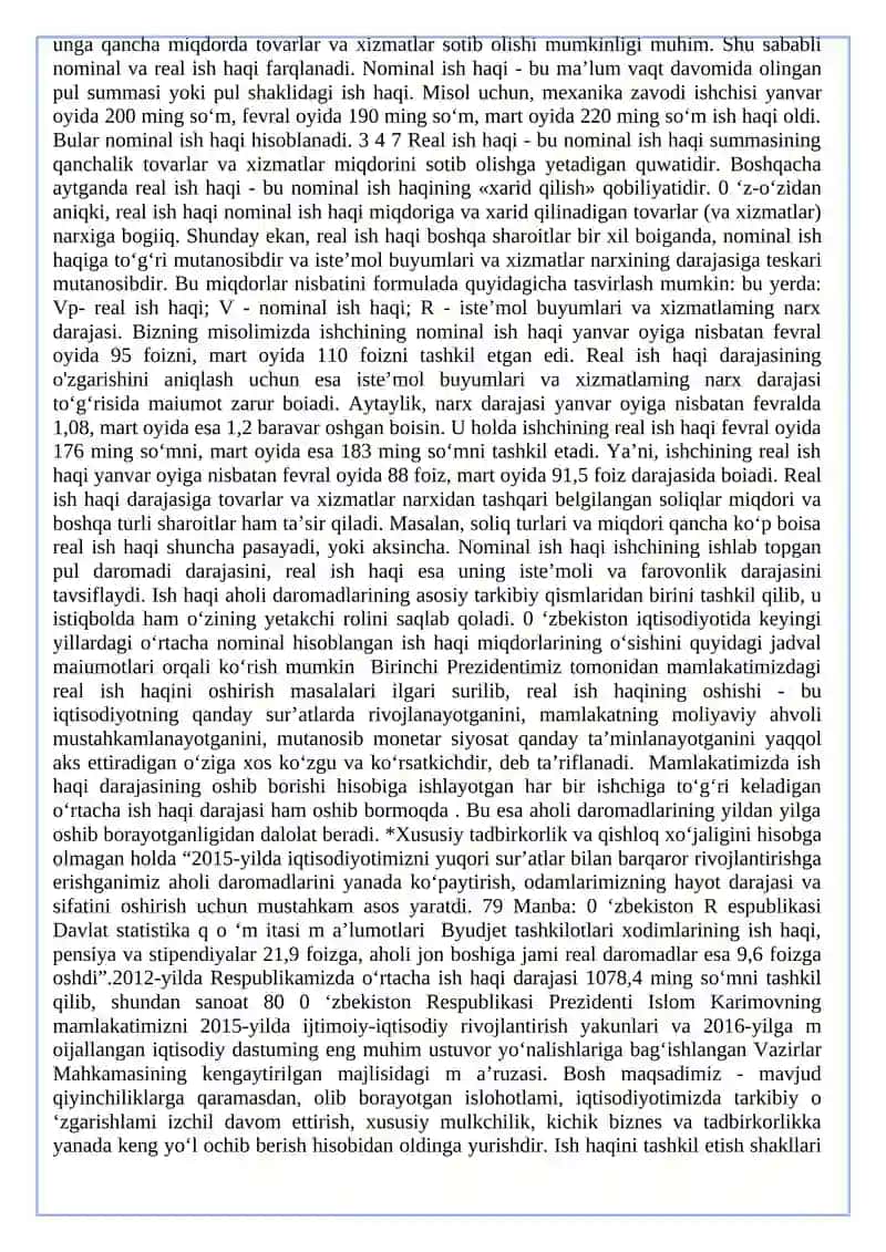 Ish xaqqi: moxiyati, turlari va prinsiplari 4