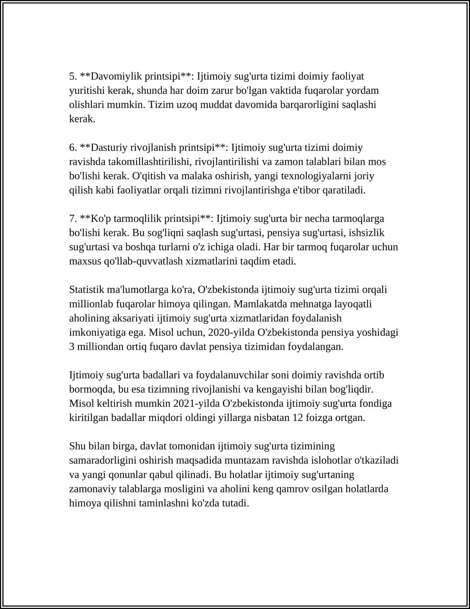 IJTIMOIY SU'G'URTA - IJTIMOIY TA'MINOTNING MODDIY-MOLIYAVIY ASOSI SIFATIDA 4