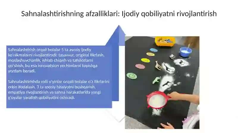 Sahnalashtirish faoliyati vositalari bolalarda ijodiy qobiliyatlarini rivojlantirish 4