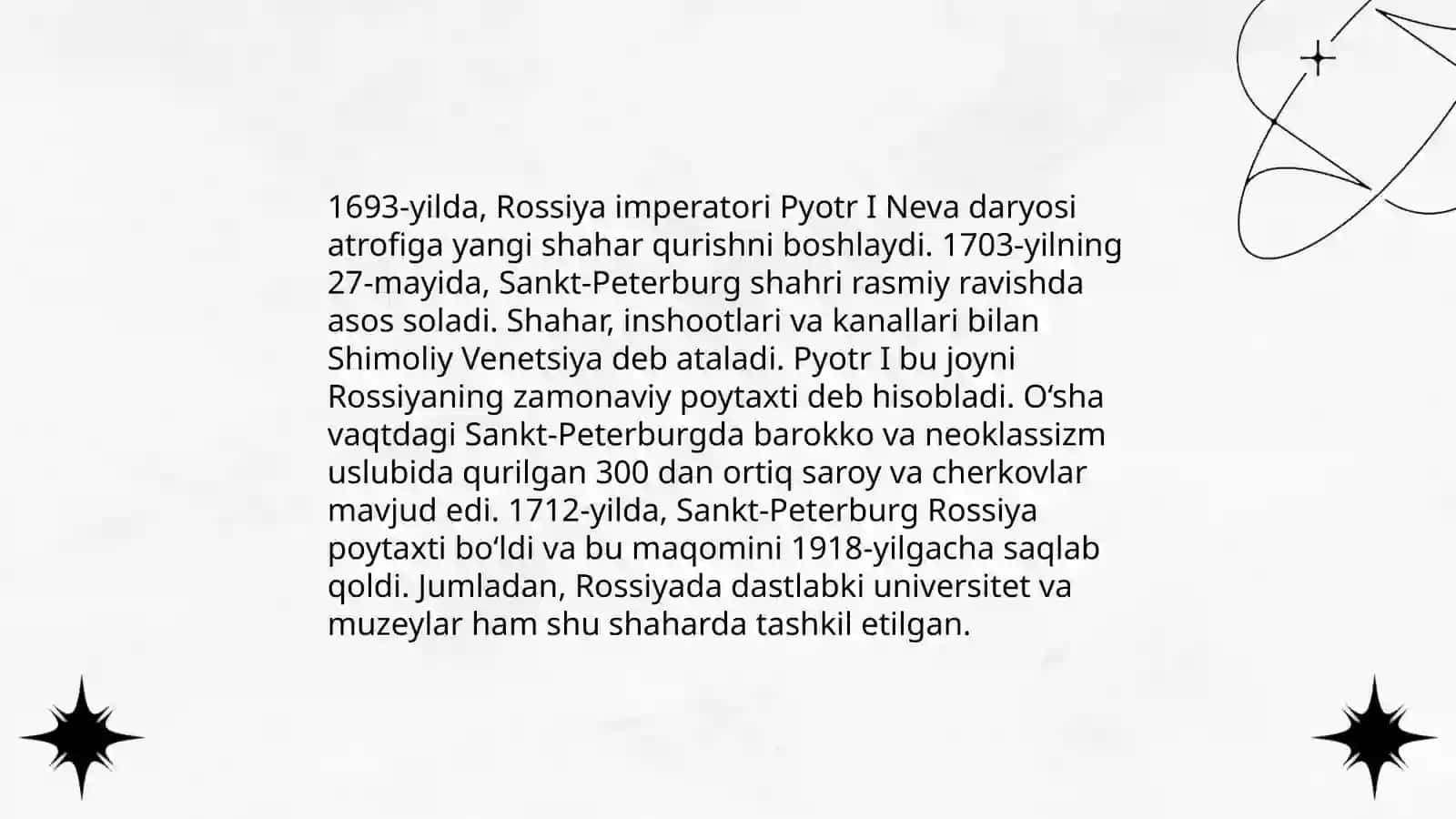 Sank Peterburg shahri tarixi 4