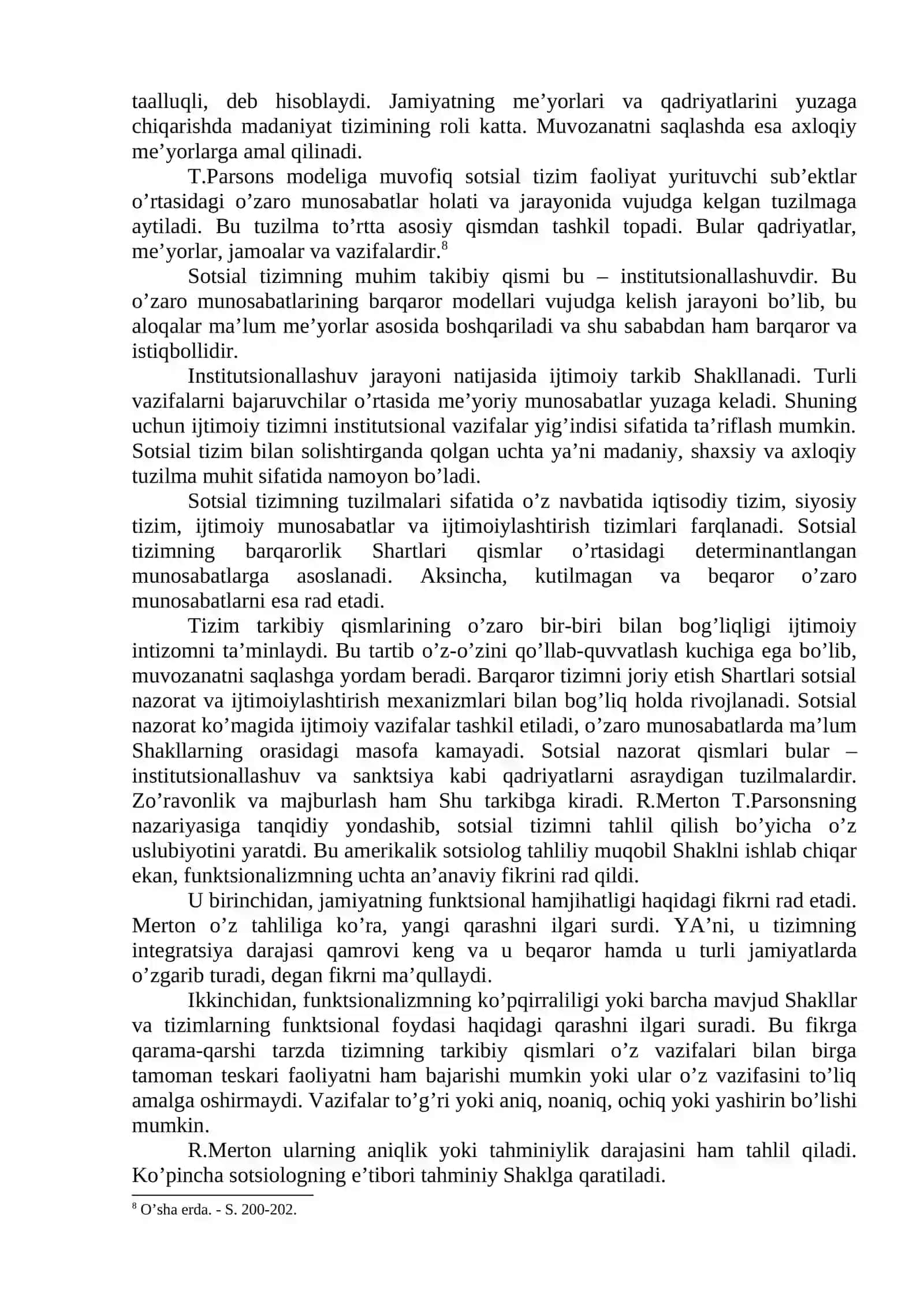 JAMIYAT – SOTSIAL TIZIM SIFATIDA 4