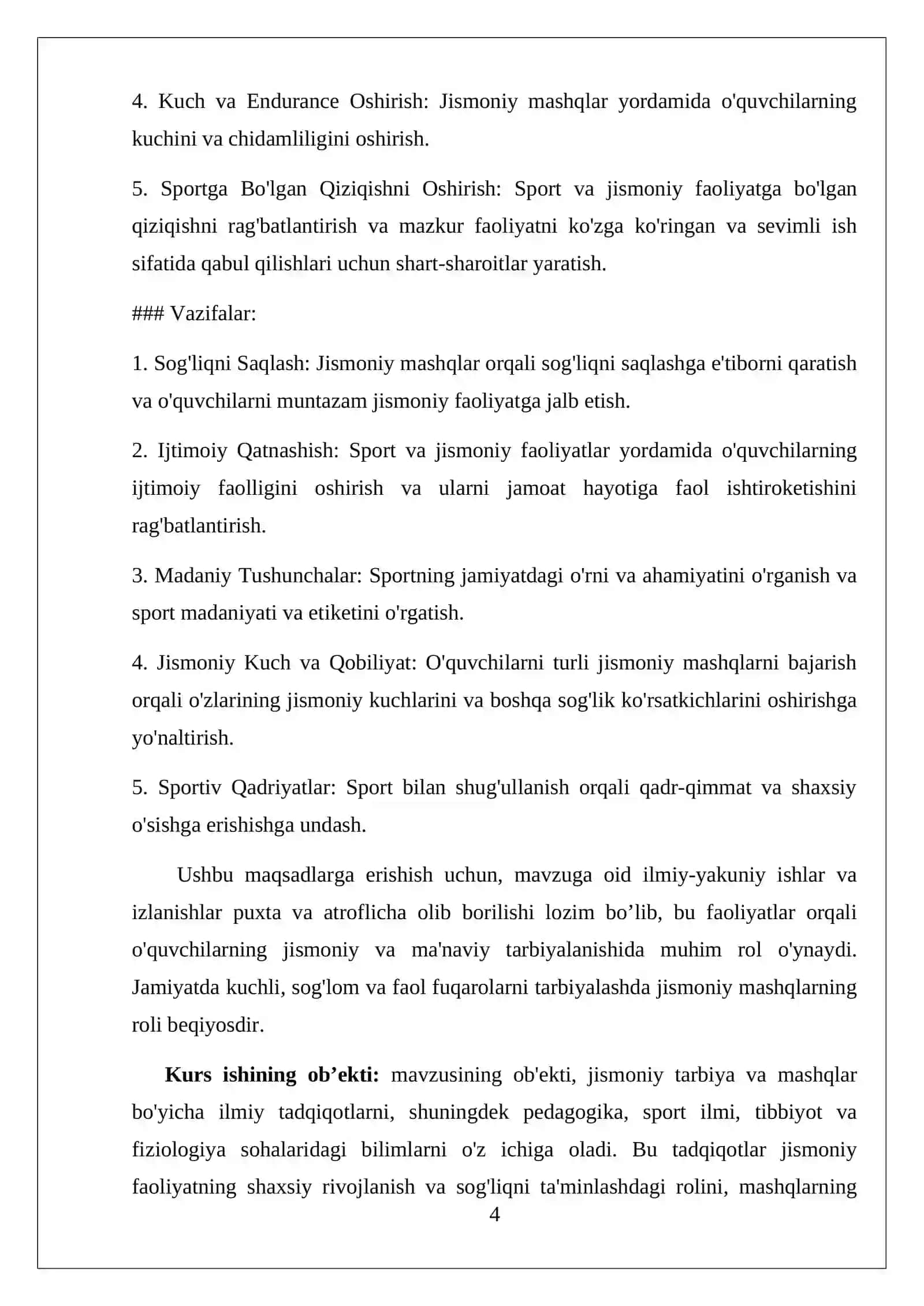 JISMONIY MASHQLAR JISMONIY TARBIYANING ASOSIY VOSITASI SIFATIDA 4