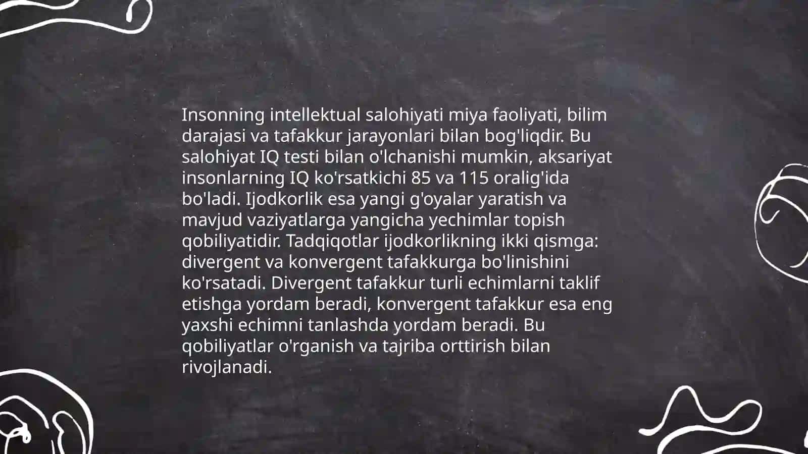 Intellekt va kreativlik 4