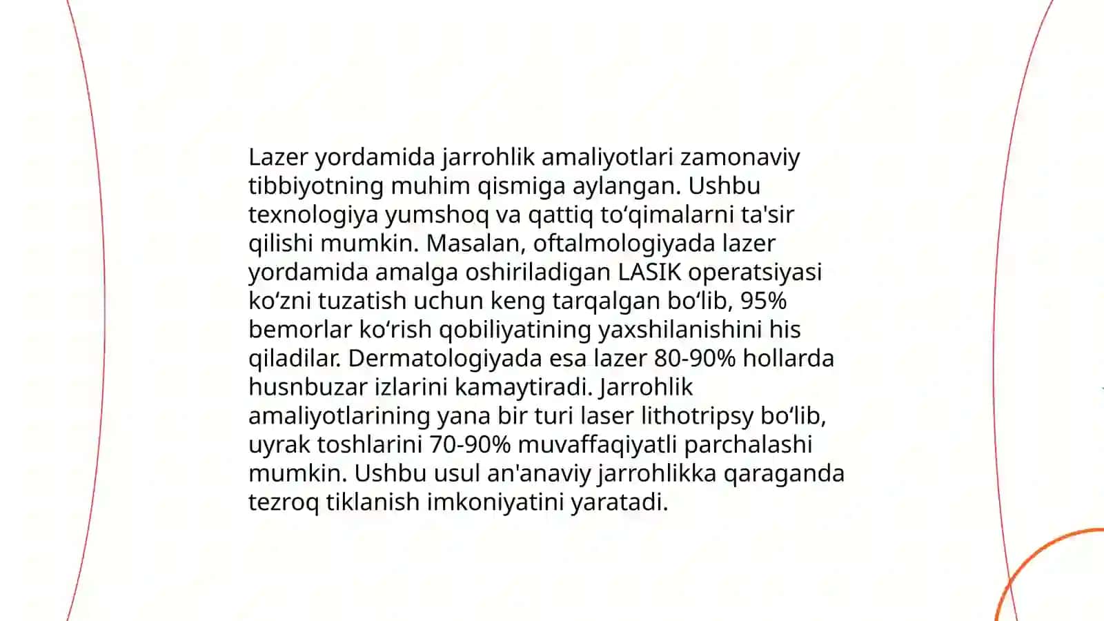 Lazerning tibbiyotda qoʻllanishi 4