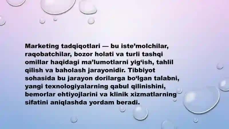 XORIJIY MAMLAKATLARDA MARKETING TADQIQOTLARINI O’TKAZISH XUSUSIYATLARI 4