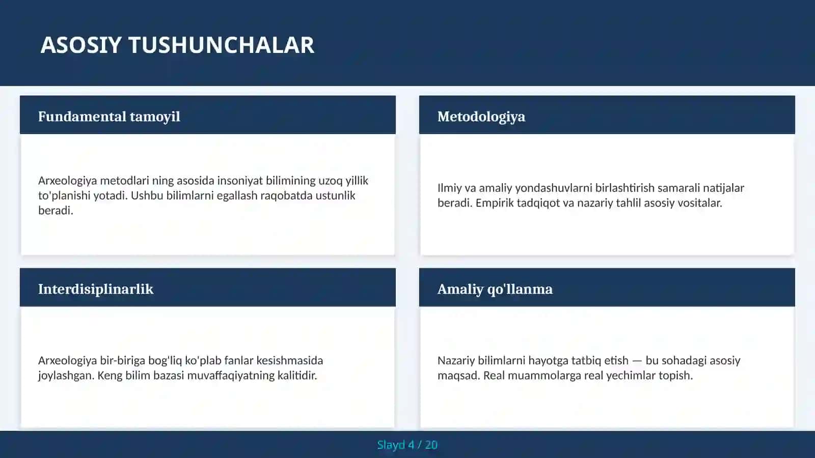 ARXEOLOGIYA METODLARI 4
