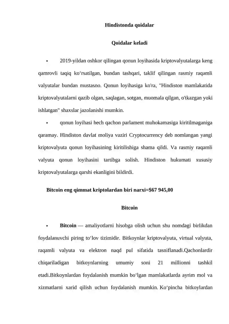 Kriptovalyuta tartibga solish 4
