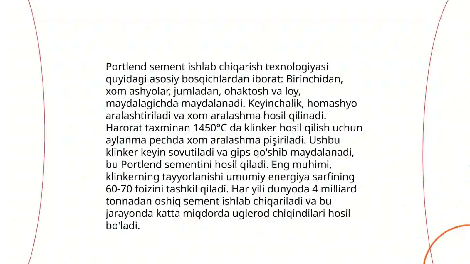 Sement ishlab chiqarishni zamonaviy usullari 4