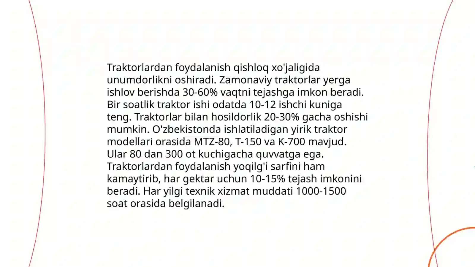 Qishloq xojaligini mexanizatsiyalash 4