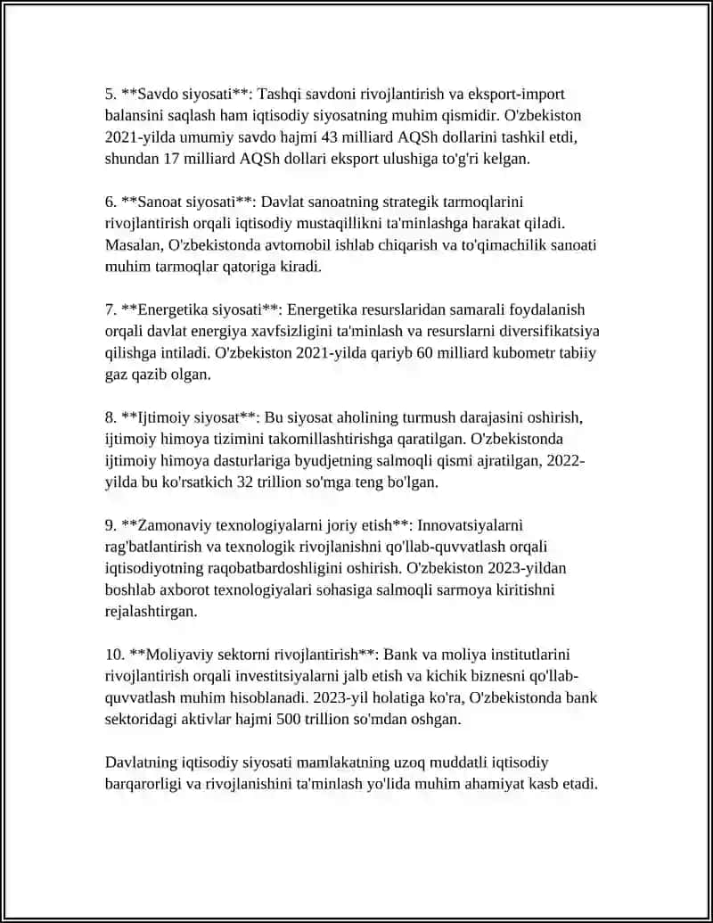 IQTISODIYOTNI BOSHQARISHDA DAVLATNING RO'LI 4