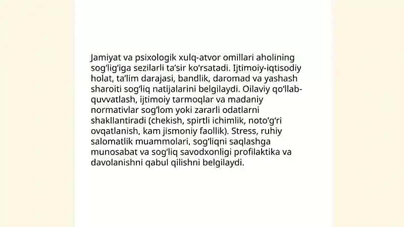 Xulq-atvor omillariga ta'sir koʻrsatishning valeologik yondashuvlari 4