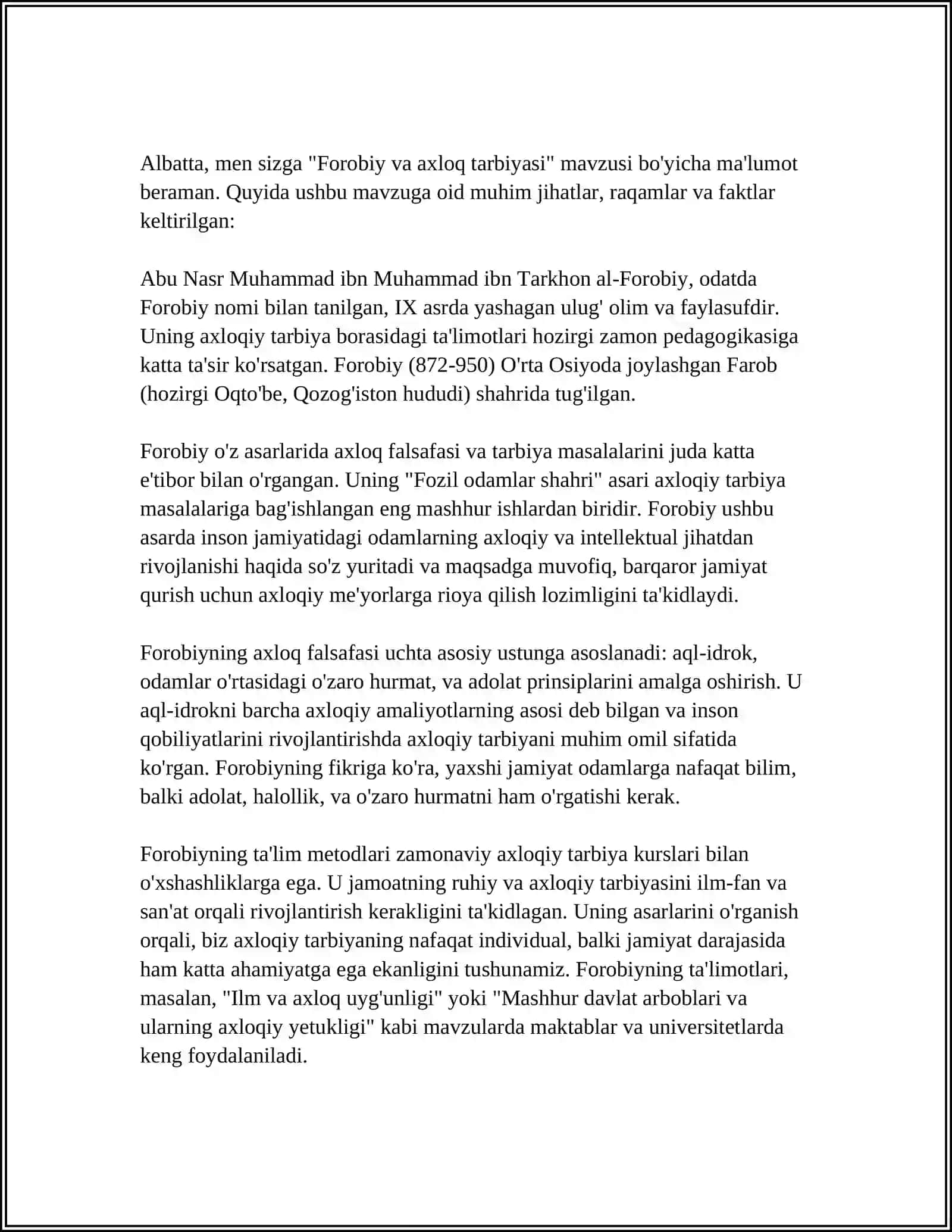 ABU NASR FOROBIYNING PEDAGOGIK GʻOYALARI 4