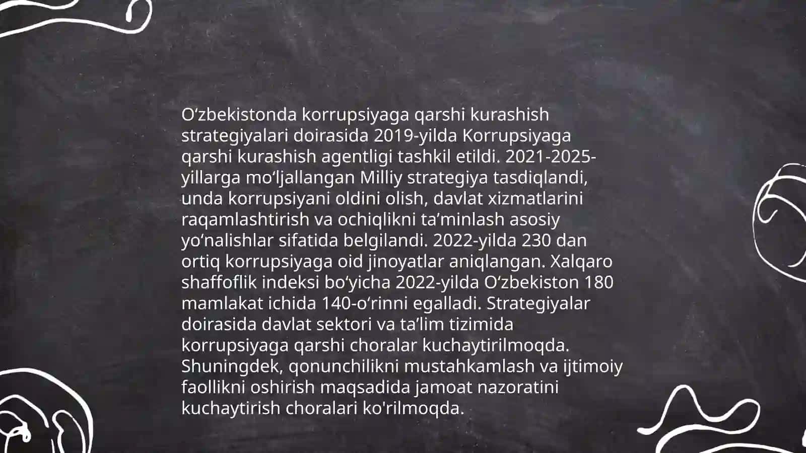 Korruptsiyaga qarshi qonunchilik bazasi 4