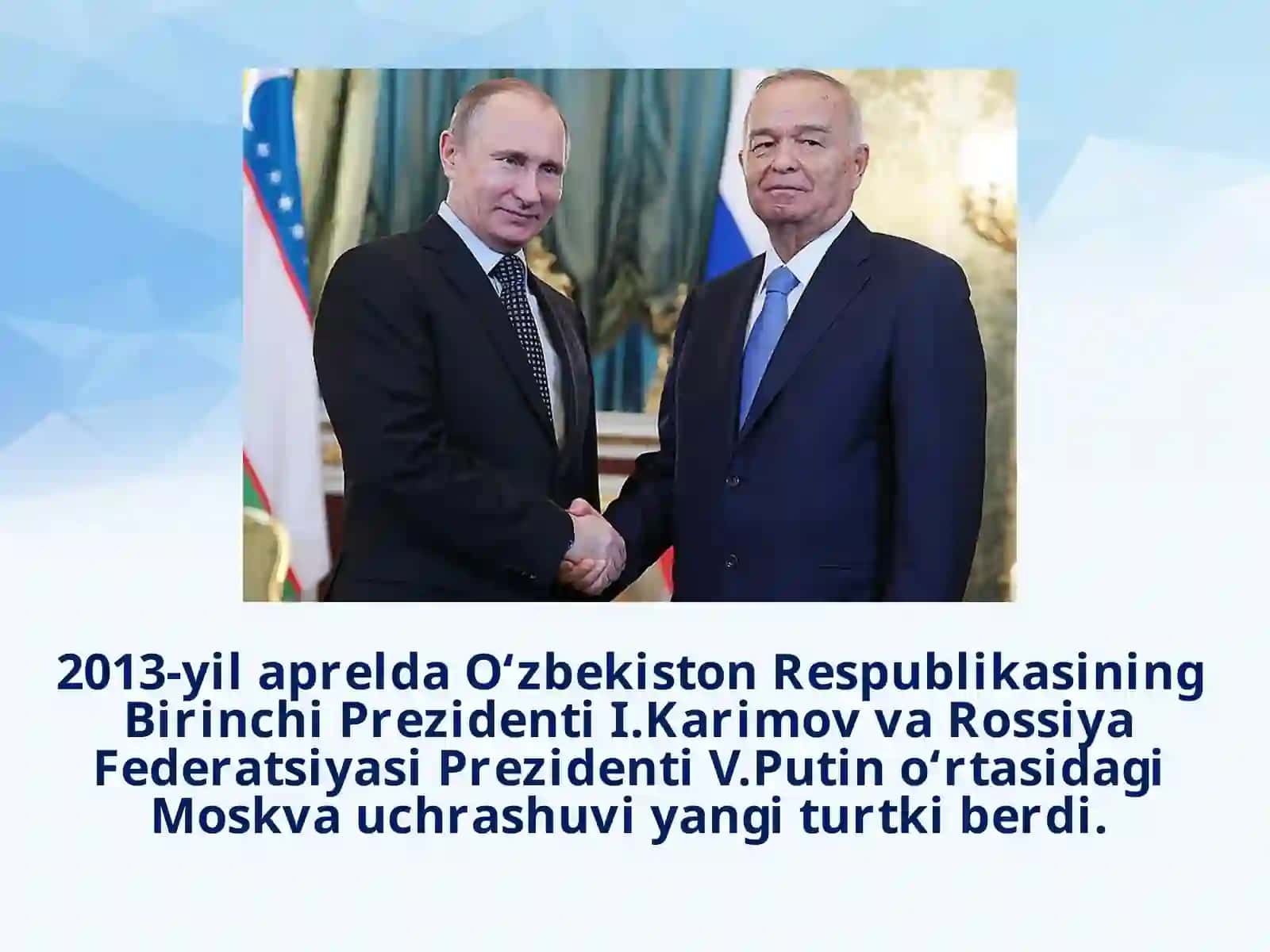 O‘zbekiston Respublikasining Rossiya, Xitoy va AQSh bilan o‘zaro munosabatlari 4
