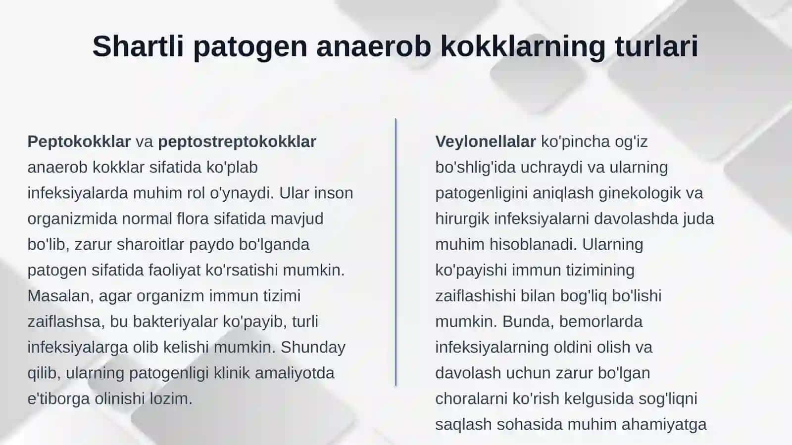 Shartli patogen anaerob kokklarni hirurgik va ginekologik kasalliklardagi ahamiyati 4